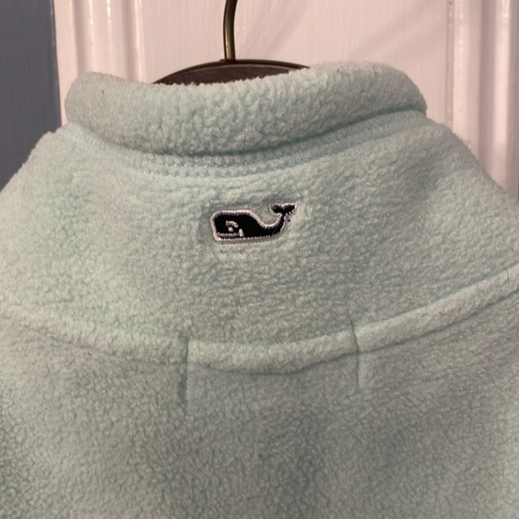 Vineyard Vines Westerly Fleece Vest Crystal Blue - Picture 11 of 12